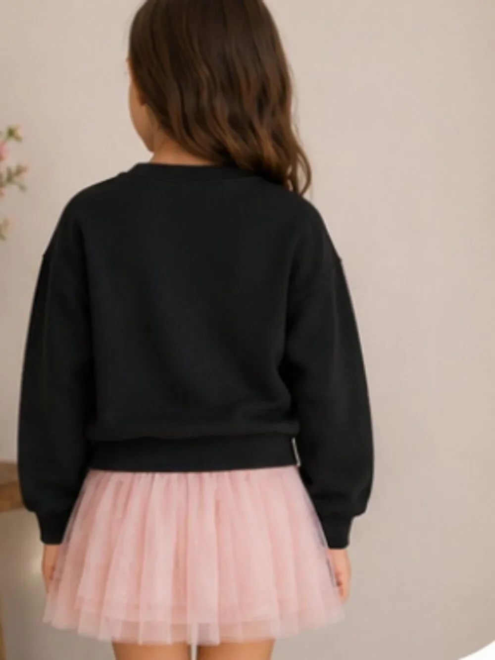 Gap Kids Rosette Sweatshirt‎ S(6-7) - NWT